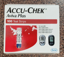 100 Accu Chek Aviva Plus Test Strips exp 02/2027 or later