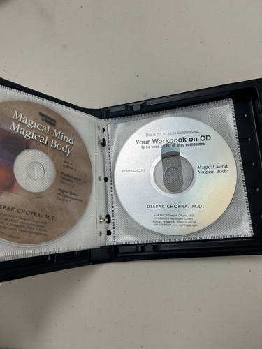 Magical Mind Magical Body By Deepak Chopra CD Audiobook + CD ROM Workbook - Picture 6 of 7