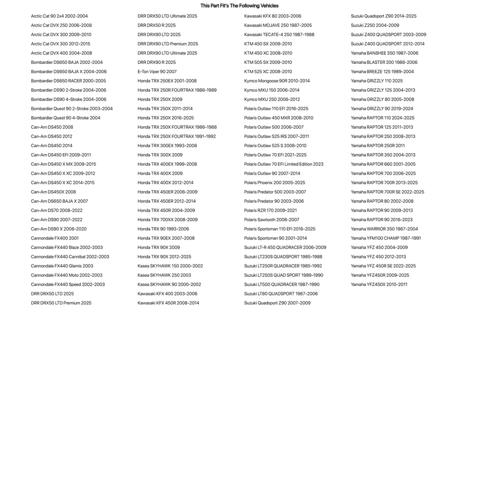 ITP Sand Star Front Tire 19x6-10 (Ribbed) For KASEA SKYHAWK 90 2000-2002 Foto 3 de 3