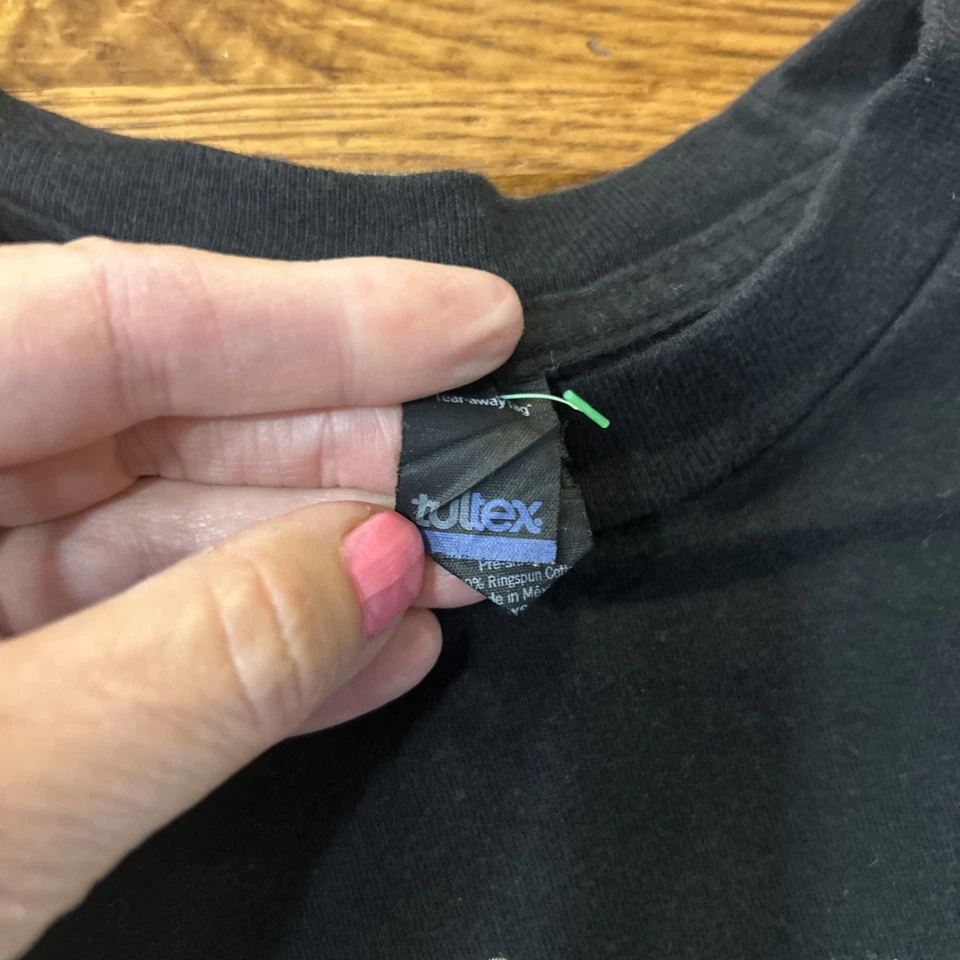 Camiseta Sublime Mermaid para mujer Petite XS negra manga corta algodón 2016 Foto 4 de 4