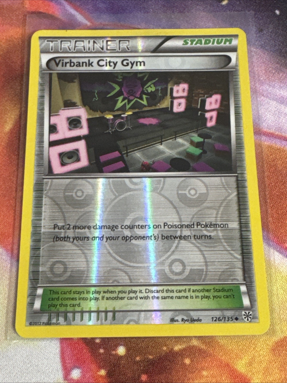 Virbank City Gym 126/135 Reverse Holo Uncommon Plasma Storm Pokemon 2013 MP