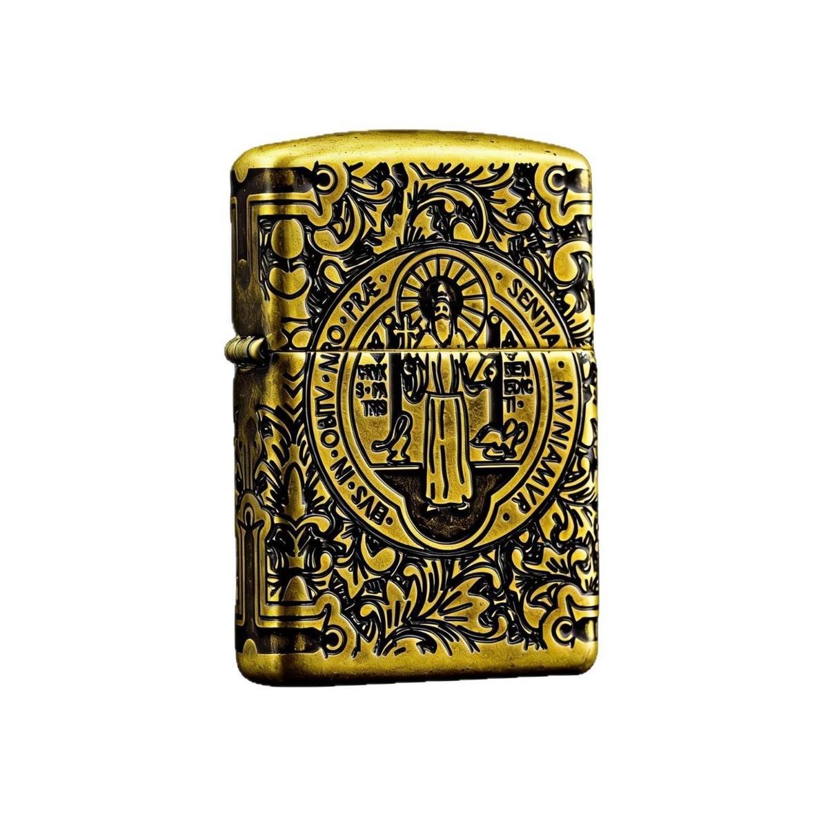 Zippo Constantine St Benedict Armor 360° MultiCut Antique Brass