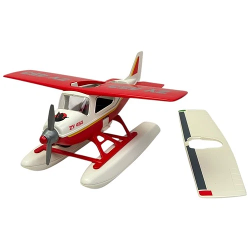 Playmobil 3866 Sea Plane Airplane ZY 453 Toy Aircraft Red White Vintage