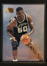 1995-96 Fleer Metal Steel Tower David Robinson #8 of 10 San Antonio Spurs
