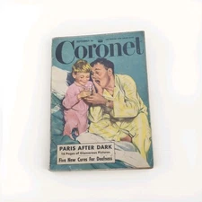 VTG Coronet Magazine September 1951 - Paris After Dark / 5 Cures For Deafness