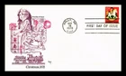 US COVER CHRISTMAS HOBBY HORSE TOY FIRST DAY ISSUE MARQ CACHET