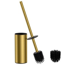 FORIOUS SUS304 Toilet Brush, Toilet Bowl Cleaner Brush and Holder Set