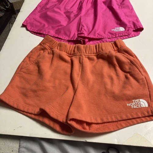 The North Face Girls Shorts Lot Size M/L 10/12 Pink & Orange Perfect Condition - Picture 3 of 5