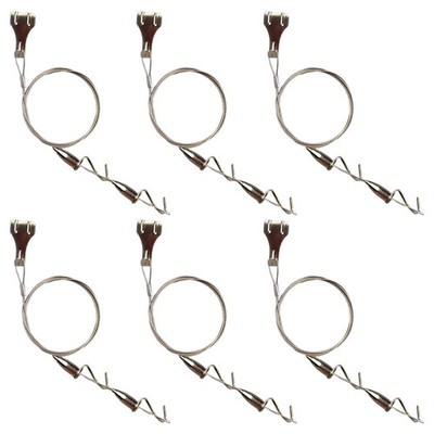 Picture Rail Hooks and Wire Picture Rail Hanging System, 2 Adjustable Hooks, ...