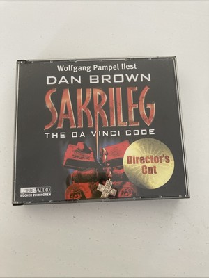 Hörbuch Dan Brown Sakrileg Der Da Vinci Code Director´s Cut 6CDs Wolfgang Pampel