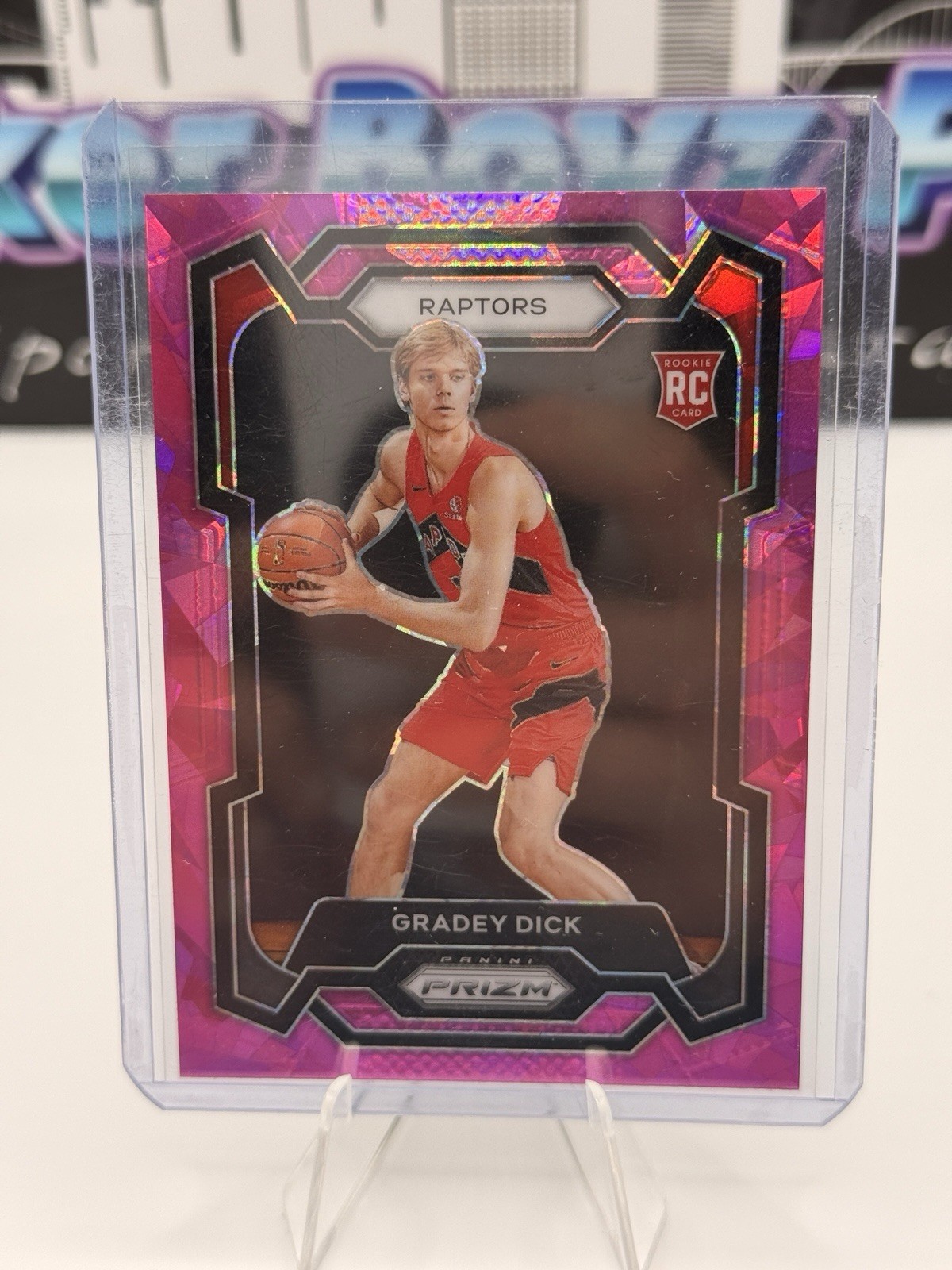 2023-24 Panini Prizm - Gradey Dick #134 Pink Ice Prizm (RC)