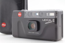 MINT Leica Mini Elmar II 2 Black Point Shoot 35mm Film Camera From JAPAN