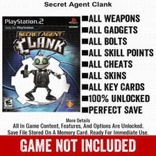 Secret Agent Clank 100 All Items PS2 Memory Card CHEATS