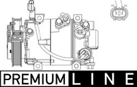 Mahle Kompressor Klimaanlage Premium Line ACP 629 000P 12V FüR Hyundai I30 Van