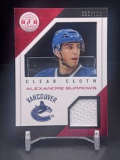 2013-14 Panini Totally Certified - Alexandre Burrows #CL-ABU - Clear Cloth /100