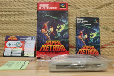 Super Metroid Complete Set! Nintendo Super Famicom SFC Very Good Condition!