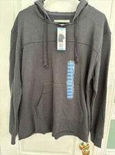 Modern Canvas Ladies Sweatshirt Charcoal Gray Color Size Large Hooded NWT