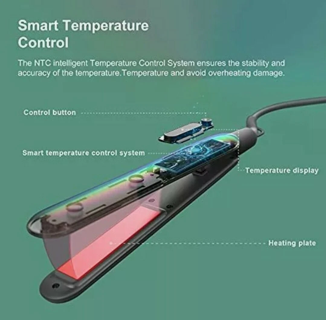 Frohmen Hair Straighteners and Curler 2 in 1 Fast Heating