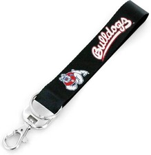Fresno State Bulldogs Black Wristlet Keychains Keyrings