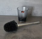 Max Light Acrylic Grey WC Brush / Toilet Brush