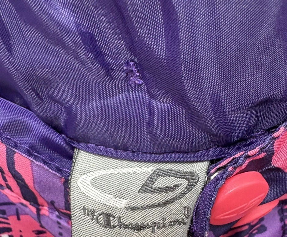 Pantalones de nieve Champion rosa y púrpura para niñas talla mediana Foto 2 de 4