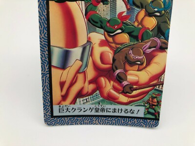 Teenage Mutant Ninja Turtles card Japanese 1994 Vintage Rare F/S
