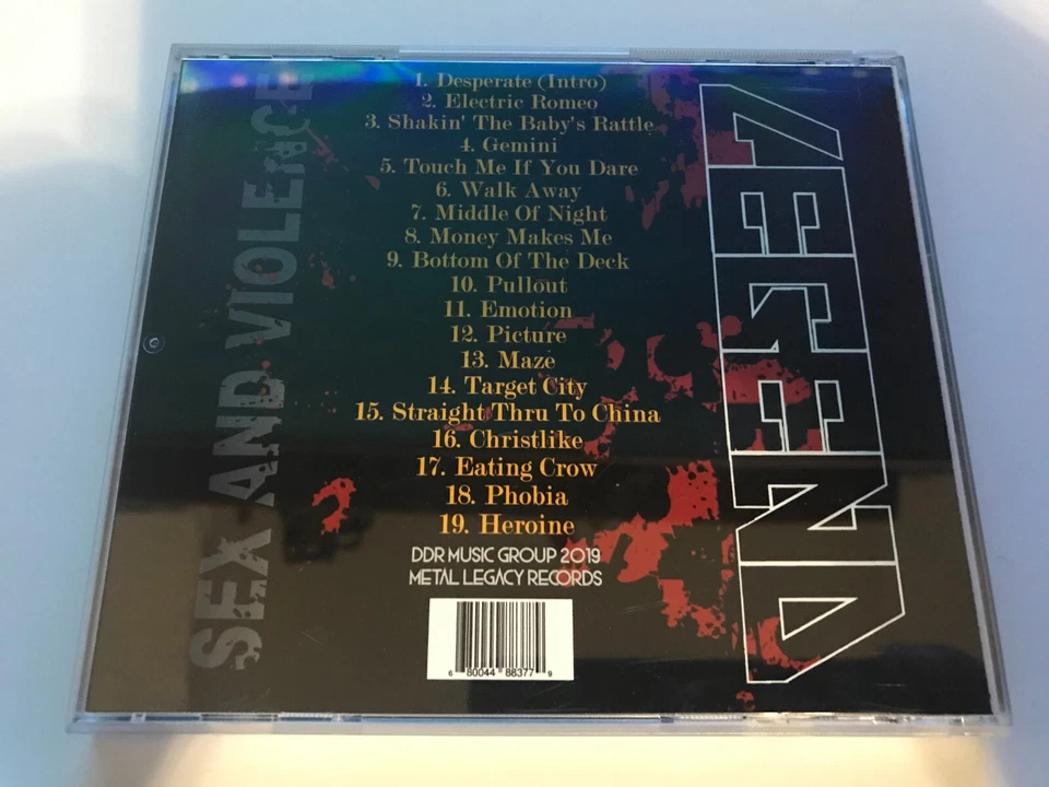 LEGEND sex and violence CD Hard Rock Glam Hair Metal NEU NEW Demon Doll Rec DDR - Bild 2 von 2