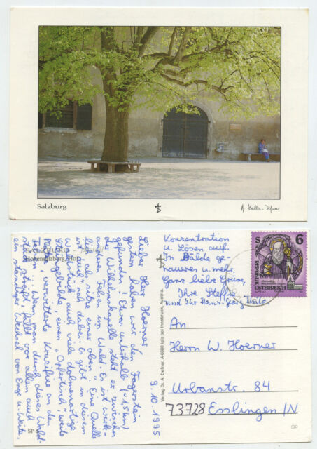 48340 - Salzburg - Hohensalzburg Hof - Ansichtskarte gelaufen 10.10.1995