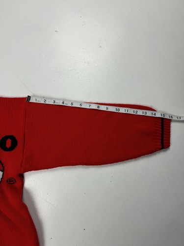 Vintage NBA STUFF! Chicago Bulls Knit Pullover Sweater Youth Kids Med 10-12 Vtg - Picture 4 of 6