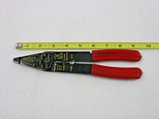 Blue Point 9-1/2' Wire Stripper Cutter Crimper Red Handle PWC-9