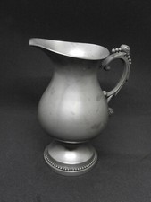 PICHET POT A LAIT ANCIEN EN ETAINS DU MANOIR POT A CREME BROC AGUILLERE CREMIER