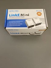 Brite-View LinkE Mini 500 Mbps Powerline Ethernet Adapter BVP-5100D New