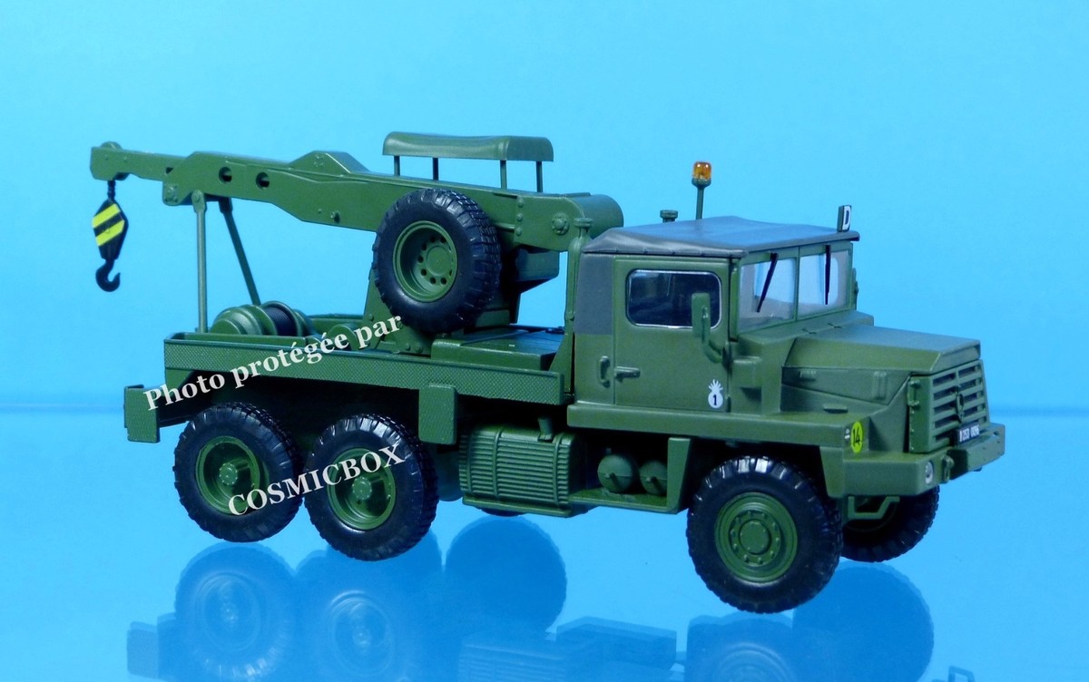 Modèle Réduit Berliet GBC KT Grue 1:43 – Dépannage Militaire, Métal/plastique, Neuf En Boîte