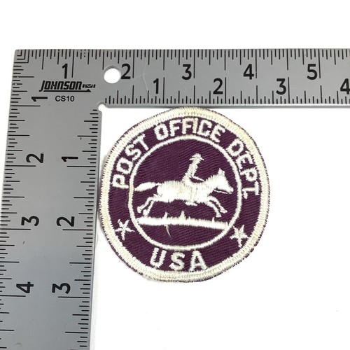 Post Office Patch Vintage USA Post Office Department Embroidered Logo Badge - Picture 3 of 3