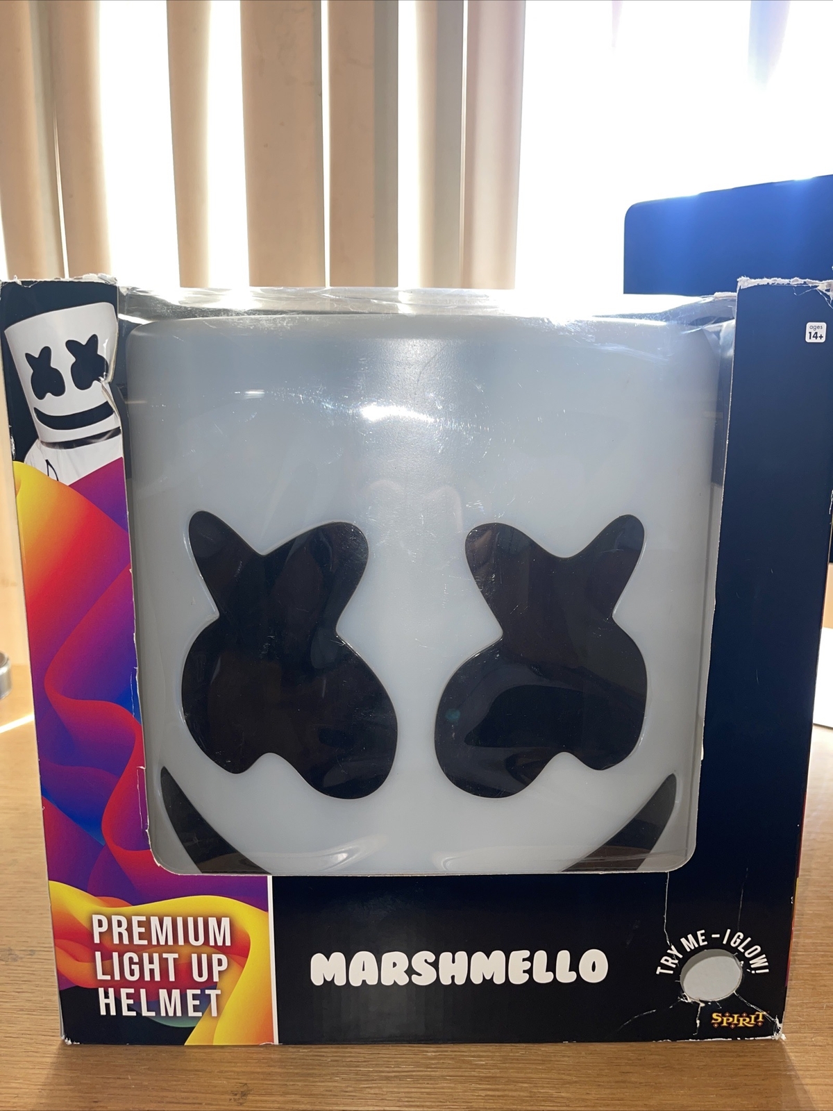 DJ Marshmello Premium Light Up Helmet Adjustable Spir… Gem