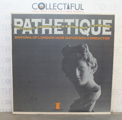 TCHAIKOVSKY - SYMPHONY No.6 - PATHETIQUE - MUIR MATHIESON - CAMELOT *EX-* LP 