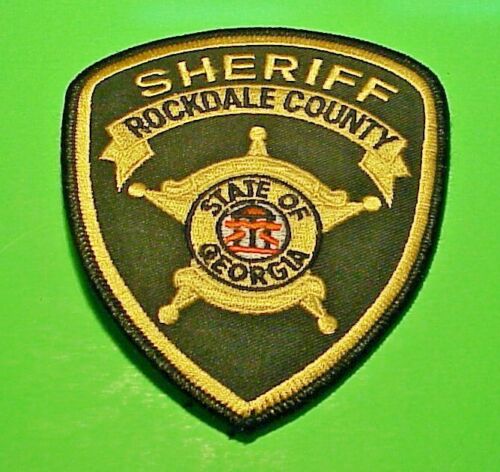 ROCKDALE COUNTY  GEORGIA  GA  4 3/4"  SHERIFF /  POLICE PATCH   FREE SHIPPING!!! - 第 1/1 張圖片