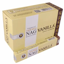 Vijayshree Golden Nag Vanilla Incense Sticks Fragrance Diffuser Masala Agarbatti