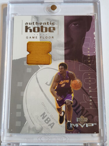 2001 Upper Deck MVP Kobe Bryant #FLOOR Authentic Game Used - Rare - Picture 1 of 3