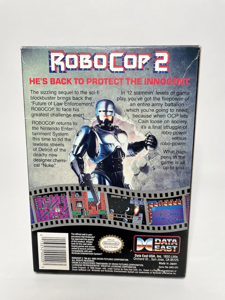 Robocop Arcade Game Nes Robocop Robocop Nintendo NES Complete In