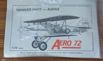 1:72 Hawker Hart-Audax  Aero 72  extrem selten