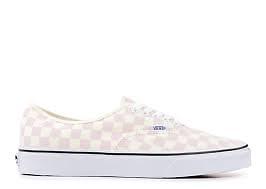 pink checkered vans shoes