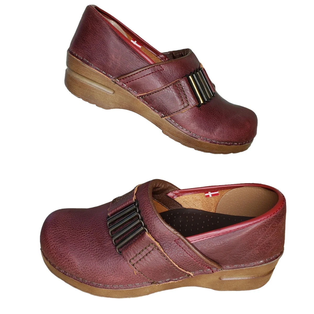 sanita closed back clogs