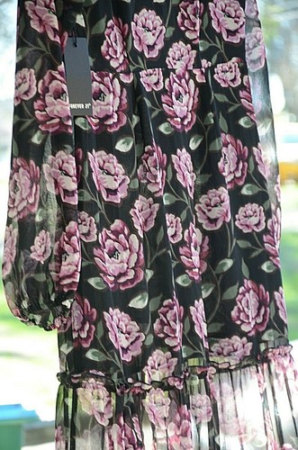 Forever 21 floral long sleeve maxi dress size Medium - Bild 4 von 9