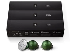 Nespresso Capsules Vertuo,Stormio, Dark Roast Coffee,30-Count Coffee Pods 7.8 oz