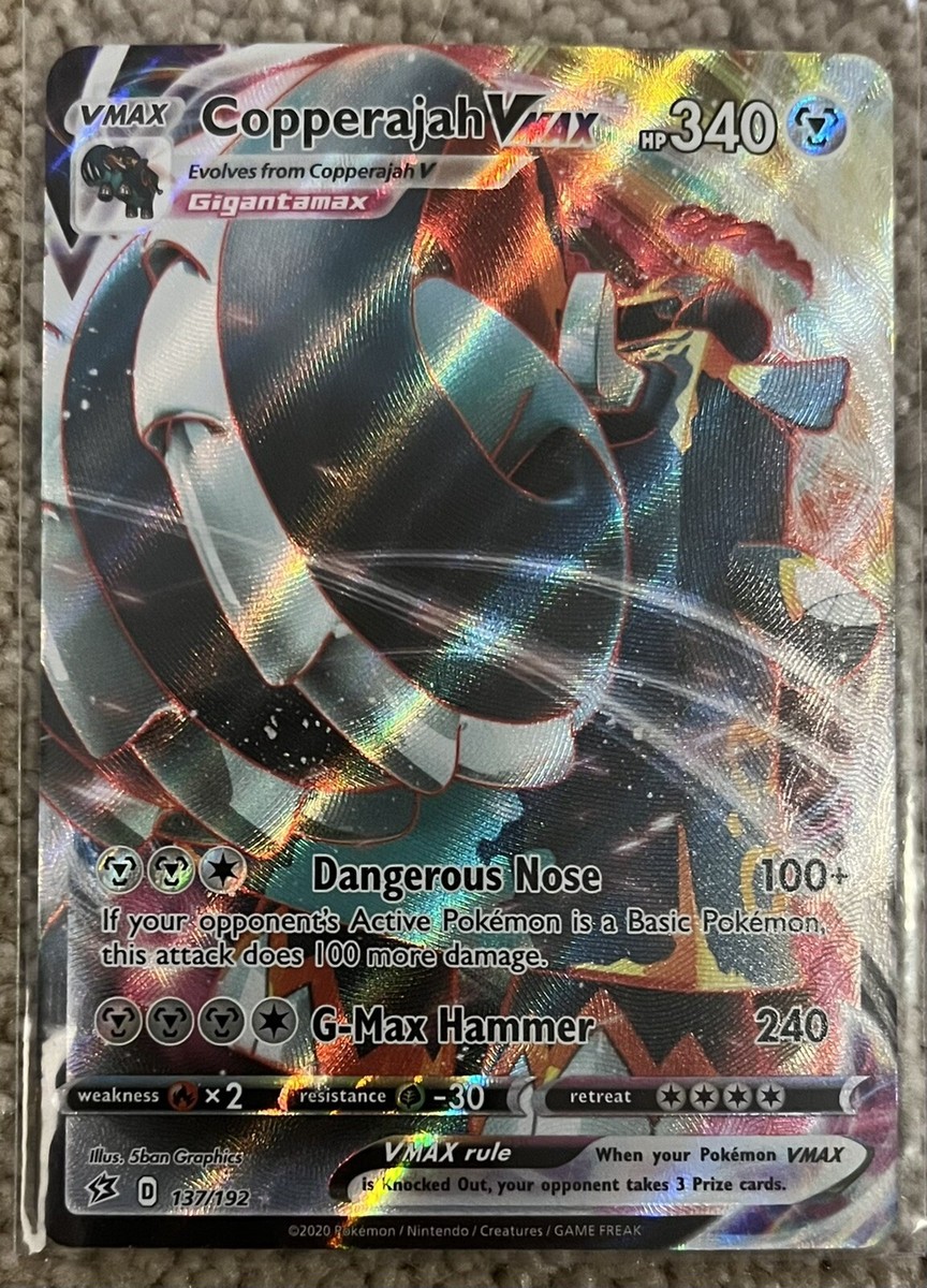 Copperajah Vmax Ultra Rare Near Mint Condition Rebel Clash Pokemon