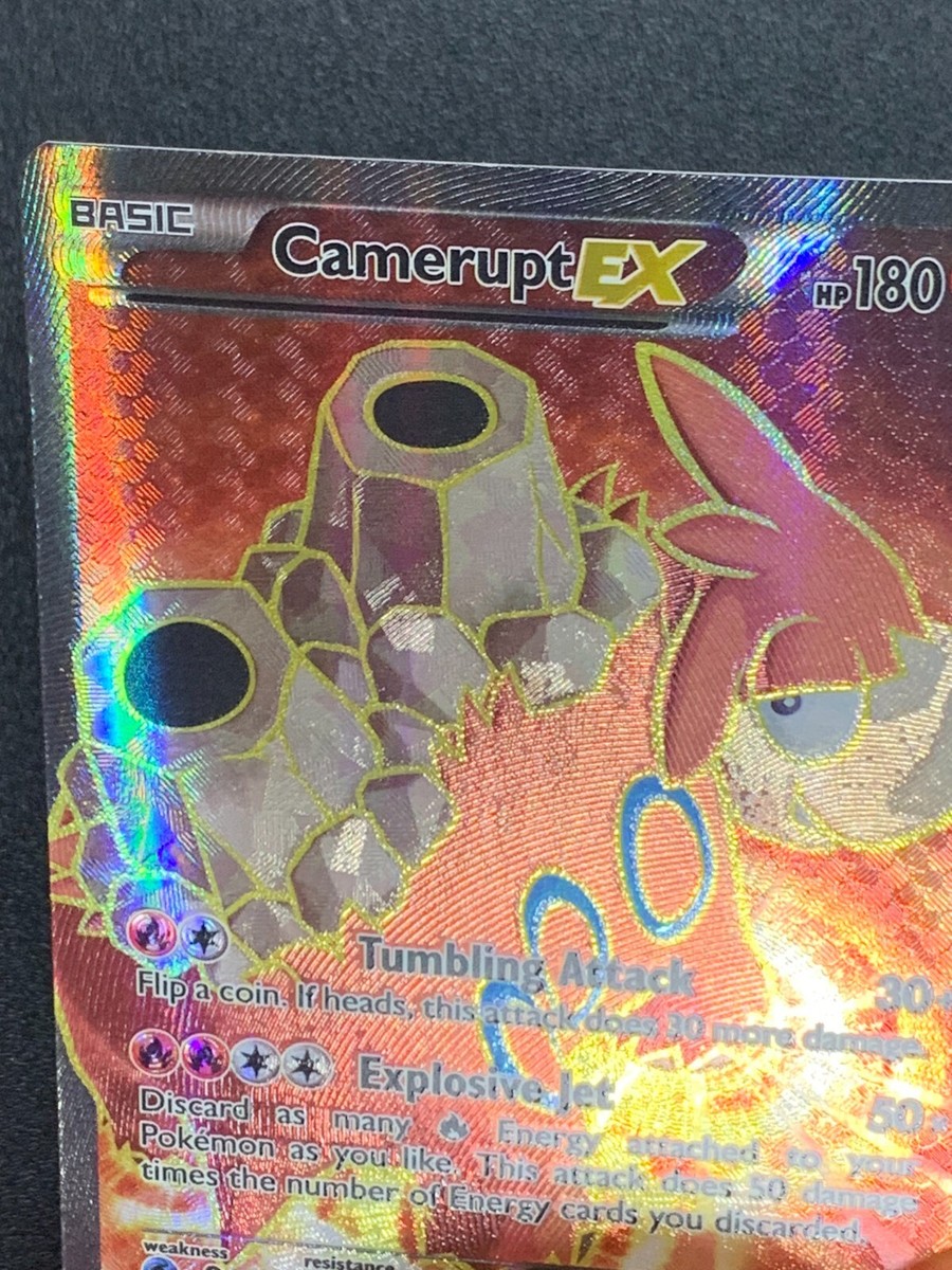 Camerupt EX 146/160 Full Art XY Primal Clash Pokemon Card 2015