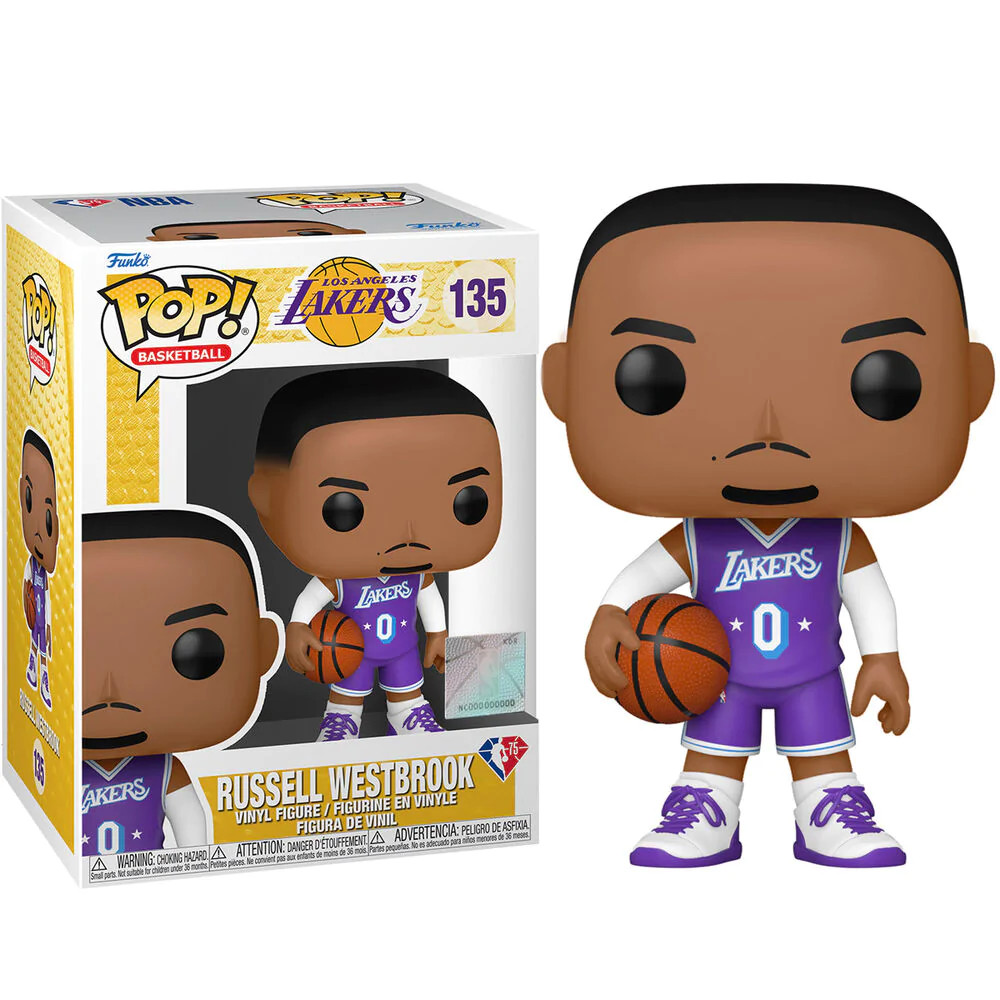 Figura Pop Nba Russell Westbrook City Edition 2021