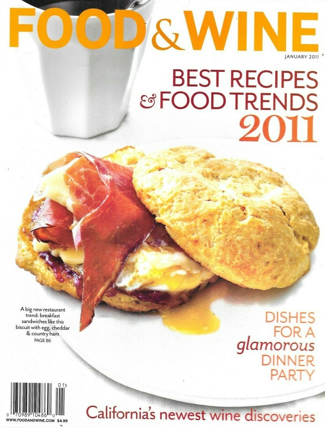 Food And Wine Magazine Best Recipes Glamorous Dinner Party Dishes Breakfast 2011