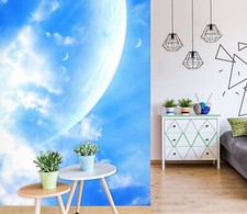 3D Blau Planet H4655 Tapete Wandbild Selbstklebend Abnehmbare Aufkleber Erin